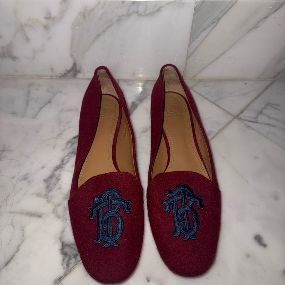 Tory Burch Antonia Embroidered Loafers
